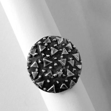 Massief zilveren ring - Maat 18 of 57 beschikbaar voor biedingen