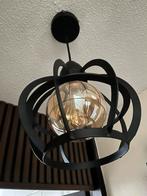 Moderne Hanglamp - Zwart Metaal, Huis en Inrichting, Lampen | Hanglampen, Ophalen, Gebruikt, Metaal, 50 tot 75 cm
