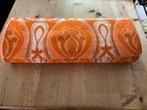 Vintage gordijnstof, Ophalen, Nieuw, Oranje, 120 cm of meer