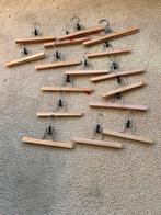 16 Houten Broekhangers, Kleding | Dames, Kledinghangers, Ophalen of Verzenden, Gebruikt, Hout, Volwassenen