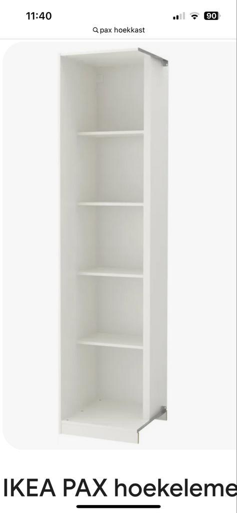 IKEA Pax hoekkast - gedemonteerd, Huis en Inrichting, Kasten | Kledingkasten, Gebruikt, 200 cm of meer, Minder dan 50 cm, 50 tot 75 cm