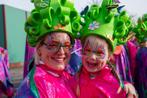 Fleurige grote loopgroep Vlinders, Ophalen, Zo goed als nieuw, Carnaval, Kleding