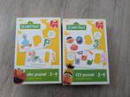 Sesamstraat abc en 123 puzzel, Ophalen of Verzenden, 10 tot 50 stukjes, Gebruikt, 2 tot 4 jaar