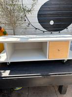 MOET SNEL WEG! MDF-houten tv-meubel wit met lade, Ophalen, 100 tot 150 cm, Zo goed als nieuw, Minder dan 100 cm