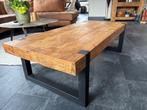 Teakhouten Salontafel, Ophalen, Gebruikt, 100 tot 150 cm, Teakhout
