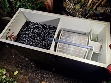 mooie grote combi trommelfilter voor koi vijver beschikbaar voor biedingen