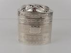 Zilveren lodereindoosje                                  Z48, Antiek en Kunst, Ophalen of Verzenden, Zilver