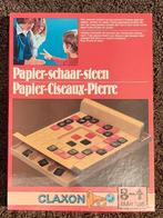 Papier,  Steen,  Schaar  vintage bordspel van Claxon., Een of twee spelers, Ophalen of Verzenden, Zo goed als nieuw, Claxon