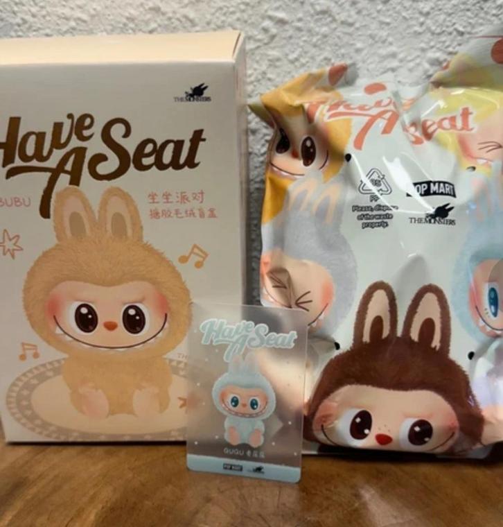 🎄Labubu “ have a seat “ Ququ popmart, Verzamelen, Poppetjes en Figuurtjes, Nieuw, Ophalen of Verzenden