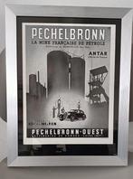 ingelijste Franse art deco advertentie, poster jaren 30 auto, Ophalen of Verzenden, Gebruikt, Overige typen