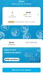 Glaszegels AH glazen spaaractie, Albert Heijn, Ophalen