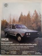 Dacia 1310 '86 – originele kleuren advertentie fullpage, Ophalen of Verzenden, Zo goed als nieuw, Auto's
