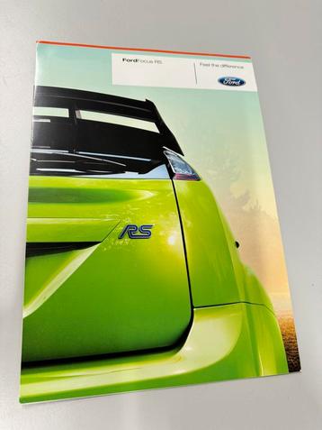 Ford Focus RS MK2 - Flyer Brochure 2008 als nieuw + specs
