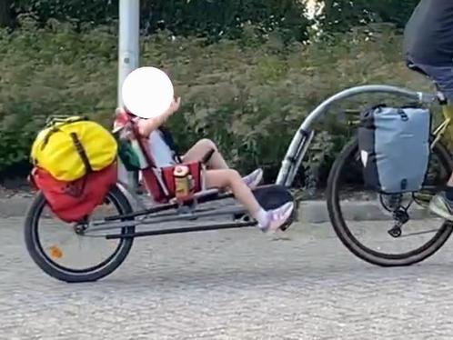 WeeHoo aanhangfiets met bagagedrager, Fietsen en Brommers, Fietsaccessoires | Aanhangers en Karren, Gebruikt, Aanhangfiets, 20 tot 40 kg
