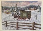 300 XL puzzel Bits and Pieces - Across the Miles - compleet, Ophalen of Verzenden, Minder dan 500 stukjes, Gebruikt, Legpuzzel