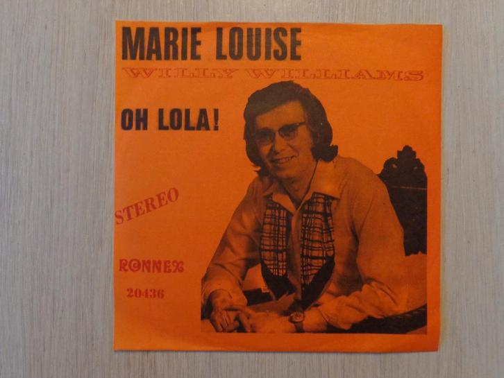 Willy Williams ‎– Marie-Louise / Oh Lola!, Cd's en Dvd's, Vinyl Singles, Zo goed als nieuw, Single, Nederlandstalig, 7 inch, Ophalen of Verzenden