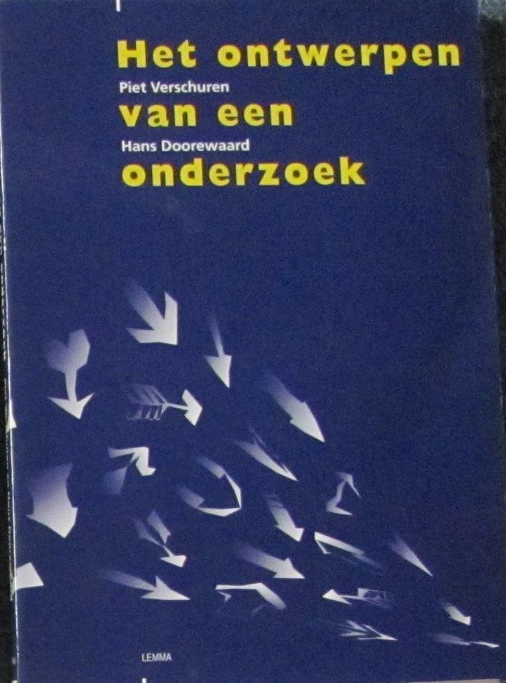 Het ontwerpen van een onderzoek., Boeken, Advies, Hulp en Training, Zo goed als nieuw, Ophalen of Verzenden