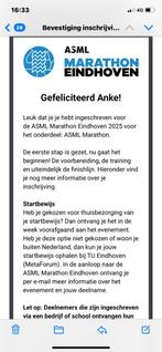 Kaartje voor de hele marathon eindhoven ter overnamen, Tickets en Kaartjes