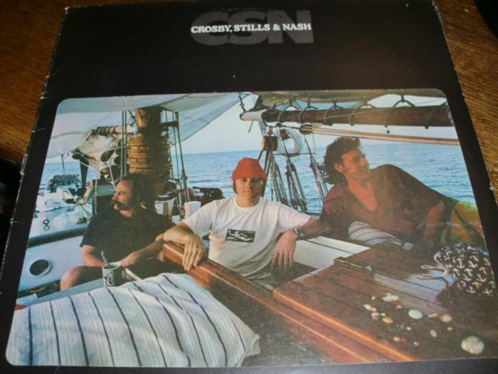 Crosby, Stills & Nash ‎– CSN Atlantic ‎  LP 1977, Cd's en Dvd's, Vinyl | Rock, Gebruikt, Poprock, 12 inch, Ophalen of Verzenden