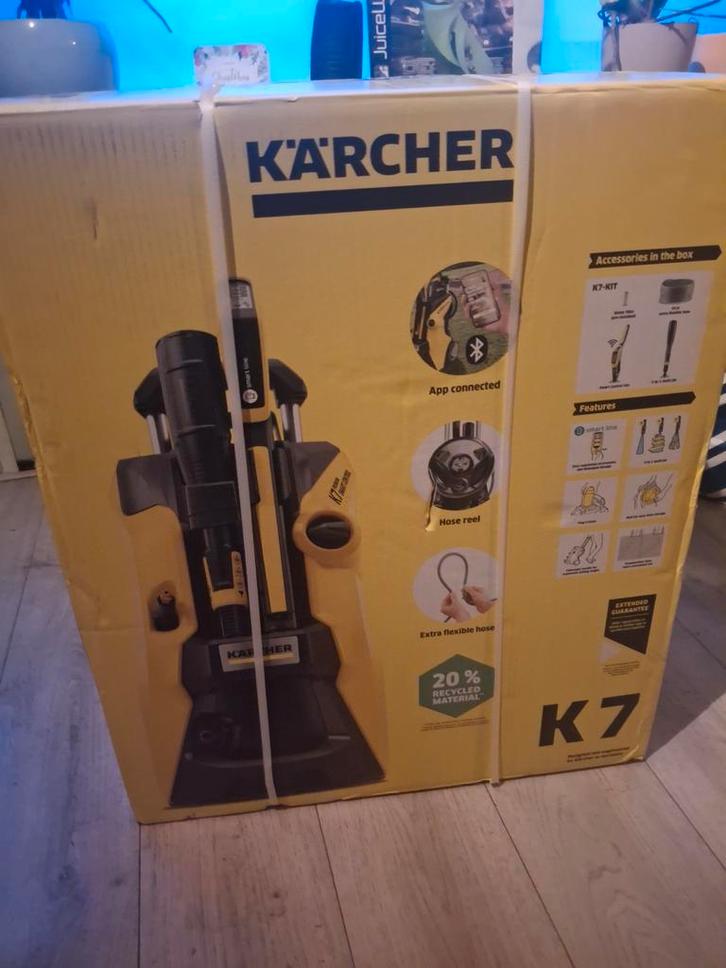 Kärcher K7 Hogedrukreiniger - ONGEBRUIKT NIEUW IN DOOS!!!!!, Tuin en Terras, Hogedrukreinigers, Zo goed als nieuw, Elektrisch