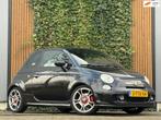 Fiat 500 1.4-16V Abarth|LEDER|UNIEK, Auto's, Voorwielaandrijving, Euro 5, Zwart, 4 cilinders