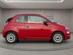 Fiat 500C 1.0 Hybrid Dolcevita 2021 ROOD | Cruise Control |, Auto's, Fiat, Keurmerk '100% Onderhouden', Gebruikt, Euro 6, Leder en Stof