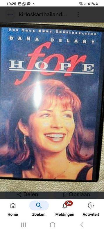 For Hope - Dana Delany dvd ️➡️GEZOCHT️⬅️ beschikbaar voor biedingen