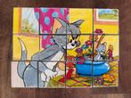 blokpuzzel blokkendoos Tom & Jerry Retro Vintage Antiek 1967, Ophalen of Verzenden