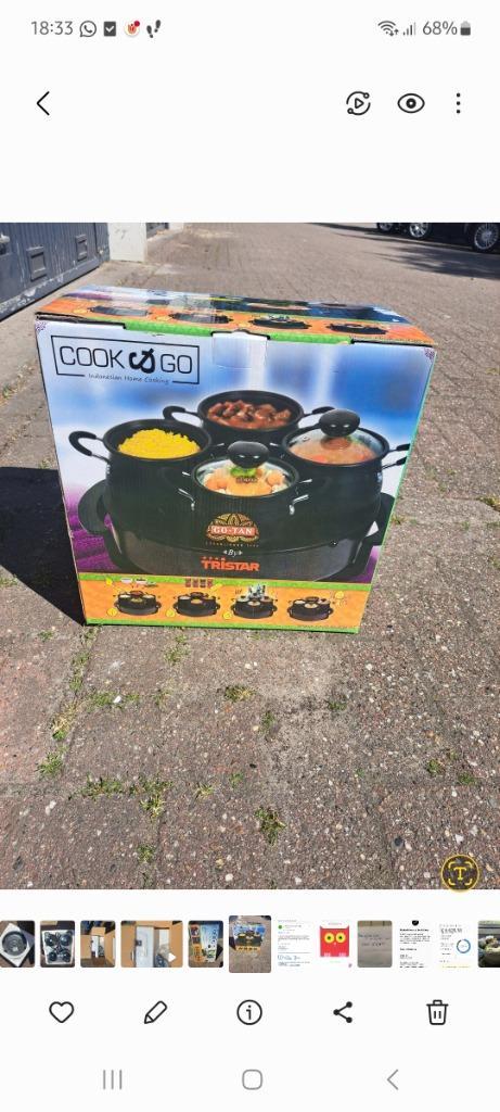 Pannenset Rijsstafelel Cook and Go recepten van Gotan, Huis en Inrichting, Keuken | Potten en Pannen, Nieuw, Pannenset, Ophalen