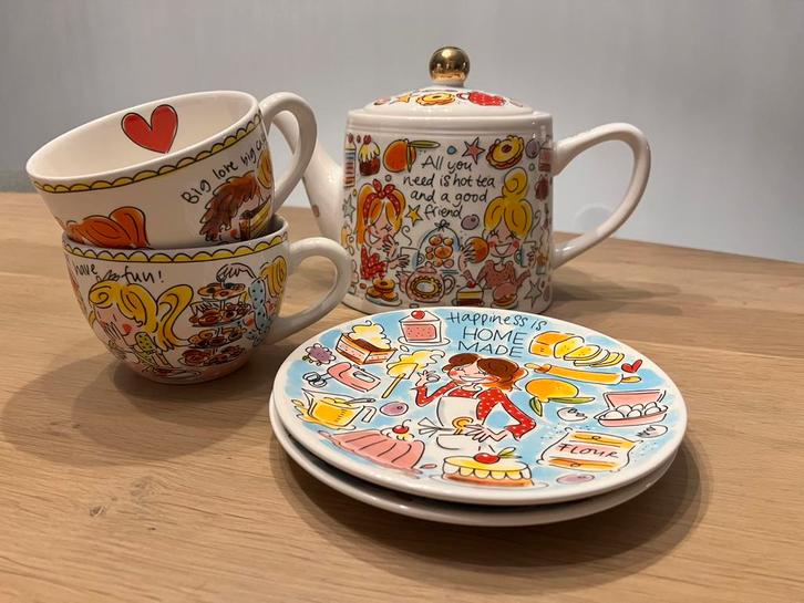 Leuke Blond Amsterdam theepot met toebehoren!, Huis en Inrichting, Keuken | Servies, Ophalen of Verzenden