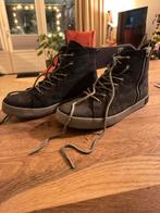 Blackstone suede met bont maat 39, Zwart, Lage of Enkellaarzen, Ophalen of Verzenden, Gedragen