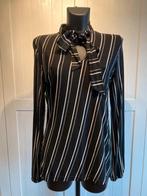 BR&DY top shirt met striklint zwart wit streep maat L | 40, Kleding | Dames, Verzenden, Zwart, BR&DY, Maat 42/44 (L)