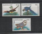 A361 Suriname 685/87 postfris Vogels, Postzegels en Munten, Postzegels | Suriname, Verzenden, Postfris