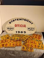 Oude bromfiets plaatjes+rally bord., Ophalen of Verzenden, Gebruikt