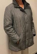 Mooie winterjas van Barbara Lebek -maat 46/grijs/groen (KWF), Ophalen of Verzenden, Zo goed als nieuw, Maat 46/48 (XL) of groter