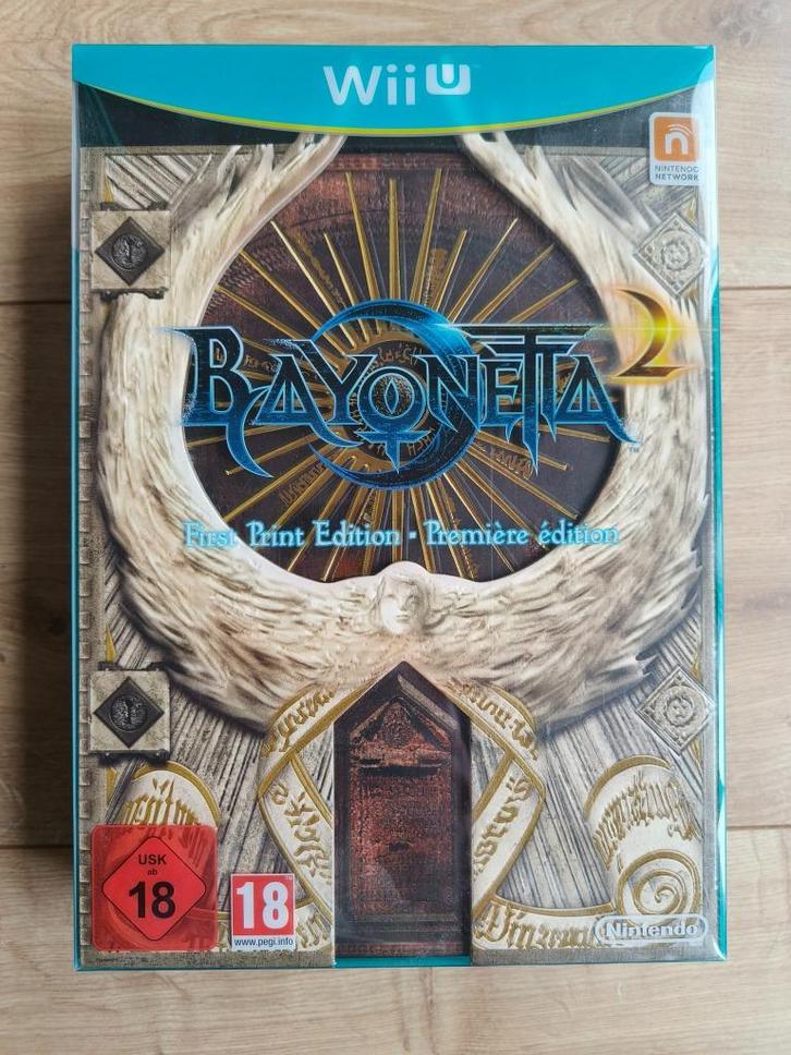 Bayonetta 2: First Print Edition voor de Wii U, Spelcomputers en Games, Games | Nintendo Wii U, Zo goed als nieuw, Avontuur en Actie