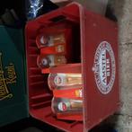 Amstel bier krat met 10 jubileum glazen, Ophalen of Verzenden, Zo goed als nieuw, Glas of Glazen, Amstel