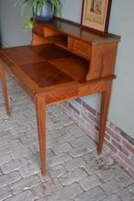 Prachtige antieke noten houten schrijftafel, bureau, buro, Antiek en Kunst, Antiek | Meubels | Tafels, Verzenden