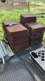 Mooie rubber tegels, Tuin en Terras, Ophalen, Gebruikt, Overige typen, Rubber