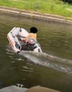 Kolibri rubberboot 2.70m met 3,5 PK buitenboordmotor, Watersport en Boten, Ophalen, Gebruikt