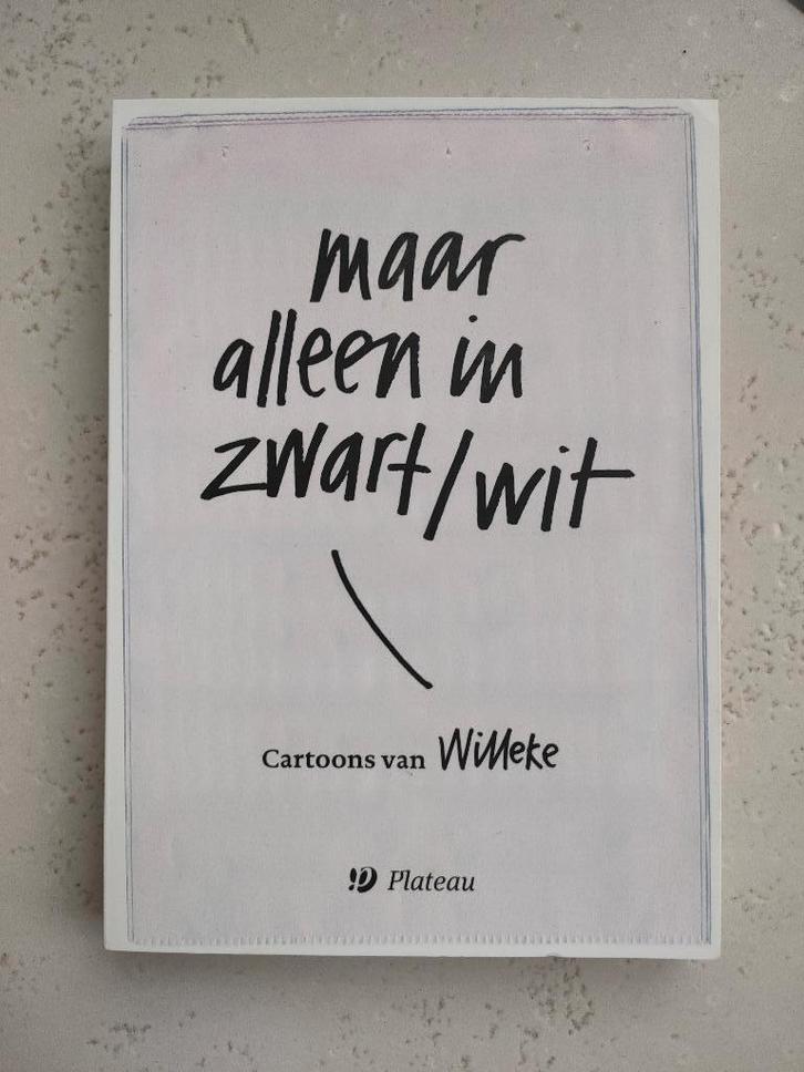 'Maar alleen in zwart-wit' - cartoons van Willeke, Boeken, Godsdienst en Theologie, Zo goed als nieuw, Christendom | Protestants