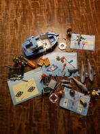 Playmobil - boot, haaien (nrs 4465, 7350, 4466 en 4658), Ophalen of Verzenden, Zo goed als nieuw, Complete set