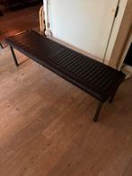 Industrieel bankje echt leer, Ophalen, 125 cm of meer, Zo goed als nieuw, Metaal