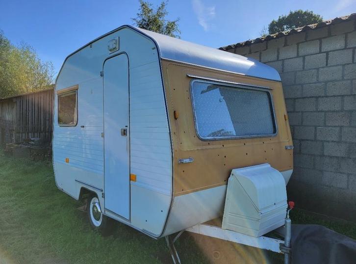 Caravan Sprite Ariel, Caravans en Kamperen, Caravans, Particulier, tot en met 3, 500 - 750 kg, Treinzit, Sprite, Omvormbare zithoek