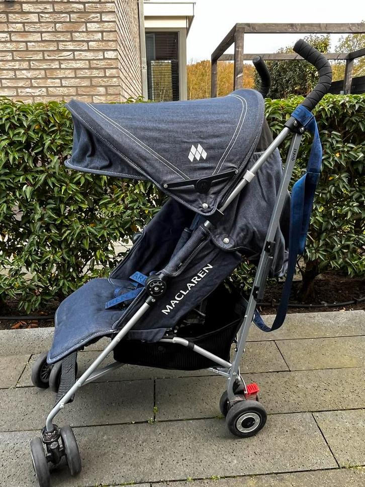 MacLaren Quest Denim buggy - Zeer nette staat!, Kinderen en Baby's, Kinderwagens en Combinaties, Zo goed als nieuw, Kinderwagen