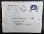 Cencuur brief uit Parijs naar Amsterdam 1941., Verzenden, Briefkaart