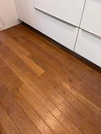 Eiken vloer., Doe-het-zelf en Verbouw, Vloerdelen en Plavuizen, Ophalen, Gebruikt, Vloerdelen of -planken, 10 m² of meer