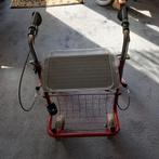 Stevige rollator, inklapbaar, Rood, Diversen, Ophalen, Opvouwbaar, Gebruikt