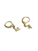 14k gouden oorbellen, Hangers, -, -, Ophalen of Verzenden