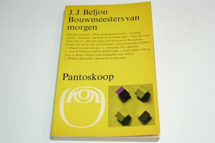 Bouwmeesters van Morgen [1964] — Vormleer & Architectuur, Boeken, Kunst en Cultuur | Architectuur, Gelezen, Architecten, Ophalen of Verzenden